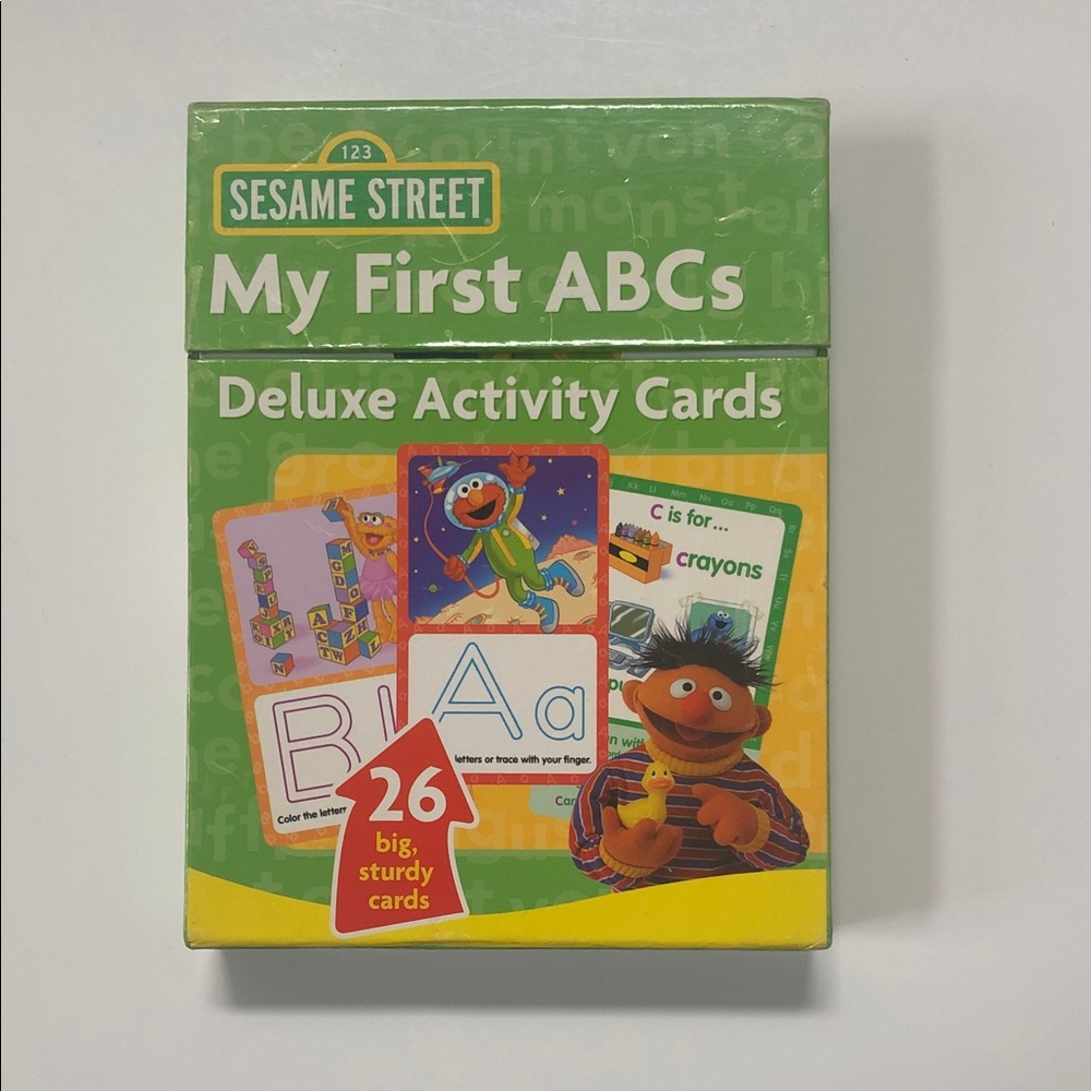Sesame Street My First ABCs Deluxe Activity Cards